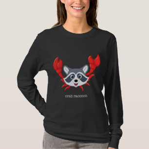 Camiseta Caranguejo Raccoon, Caranguejo Rangoon Engraçado P
