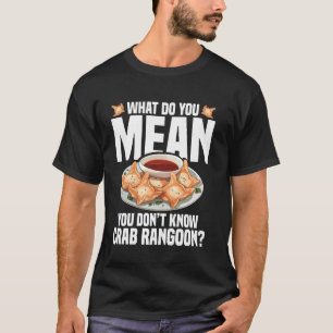 Camiseta Caranguejo Rangoon Comida do Colar do Lover do Car