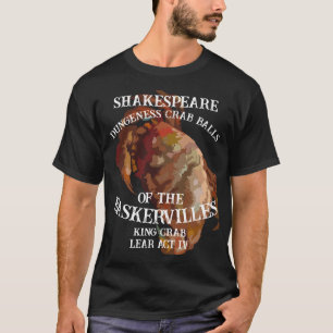 Camiseta Caranguejo Rei Shakespeare Lear Bolas de Caranguej