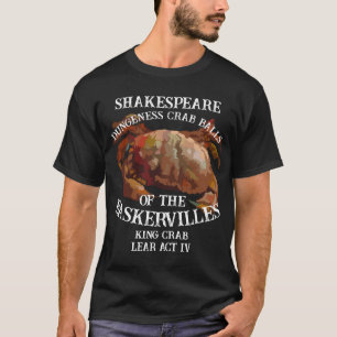 Camiseta Caranguejo Rei Shakespeare Lear Bolas de Caranguej