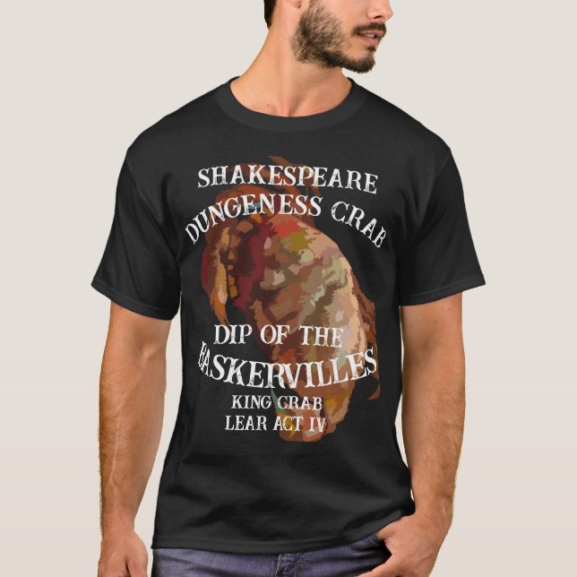 Camiseta Caranguejo Rei Shakespeare Lear Dip de Caranguejo  (Frente)