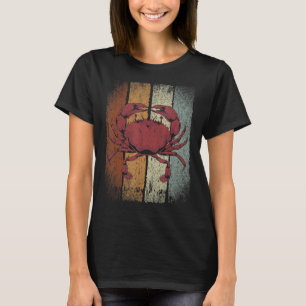 Camiseta Caranguejo-Retro-Animais Do Mar