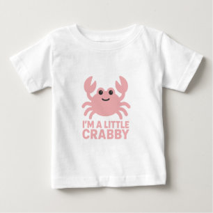 Camiseta Caranguejo Rosa-Claro – Doce “Estou um Pouco Irrit