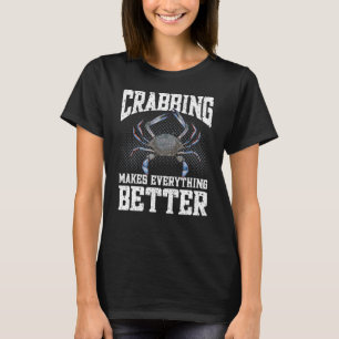 Camiseta Caranguejo Torna Tudo Melhor Azul De Maryland