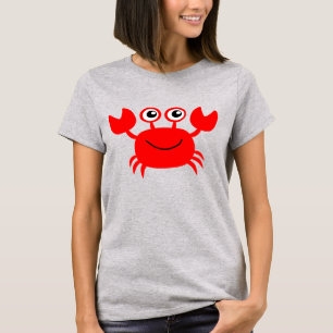 Camiseta caranguejo vermelho