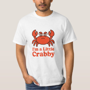 Camiseta Caranguejo Vermelho Brincalhão – Humor “Estou um P