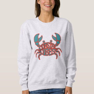 Camiseta Caranguejo Vibes de Verão na Praia Costeira