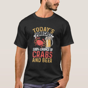 Camiseta Caranguejos E Caçadores De Caranguejo De Cerveja