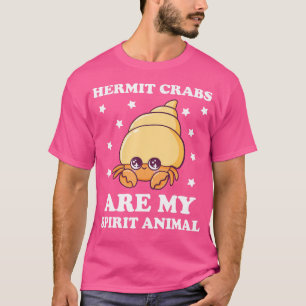 Camiseta Caranguejos-Emeras São O Meu Espírito Animal Kawai
