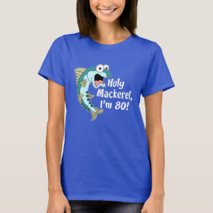 Camiseta Carapau, tenho 80 anos.