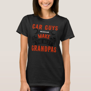 Camiseta Caras De Carro Fazem Os Melhores Avós Mecânicos De