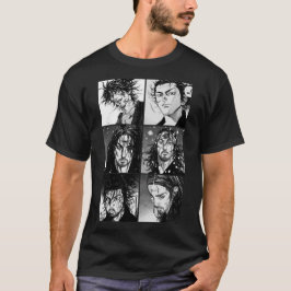 Camiseta Caras de Manga Vagabond