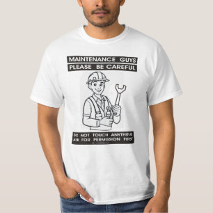 Camiseta caras de manutenção - manutenção -