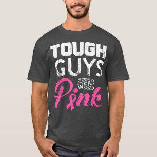 Camiseta Caras Duras Vestem Alertas de Cancer de Fita Rosa