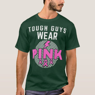 Camiseta Caras Duras Vestem Alertas de Cancer de Fita Rosa