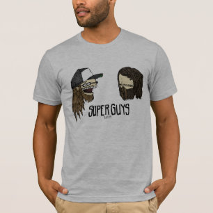 Camiseta Caras super cinzentas
