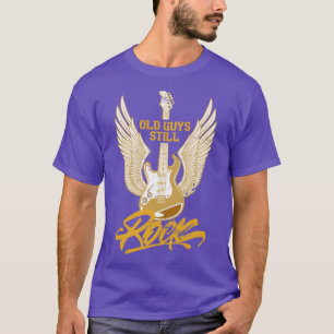 Camiseta Caras Velhas Ainda Pedram Guitarra Retrolatória