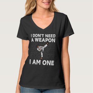 Camiseta Caratê Engraçado Para Homens Mulheres Taekwondo Ar