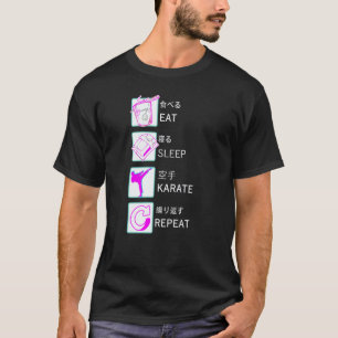 Camiseta Caratê Taekwondo Ju Jutsu Kung Fu COMER DORMIR CAR