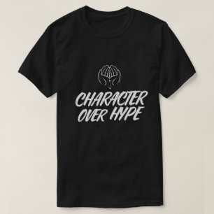 Camiseta Caráter Acima do Hype - Streetwear Islâmico Mascul