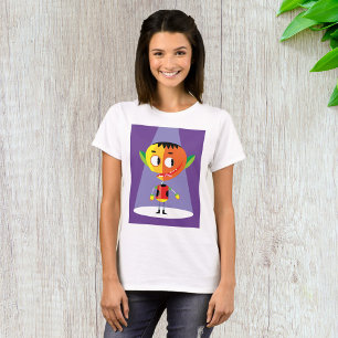 Camiseta Caráter de Cabeça Laranja