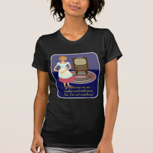Camiseta Caráter de Mulher Doméstica Encantadora de Filme E