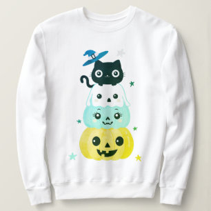 Camiseta Caráter de Sweatshirt Cute Halloween Kawaii