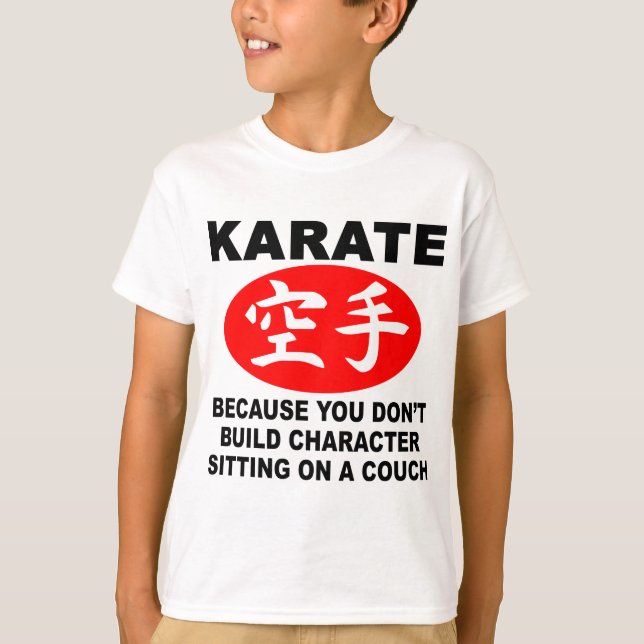 Camiseta Caráter do karaté (Frente)