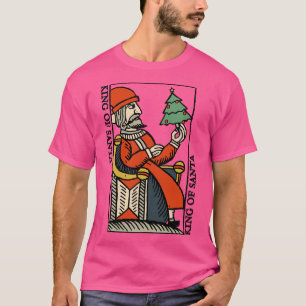 Camiseta Caráter Padrão Original de Reproduzindo o Rei de S