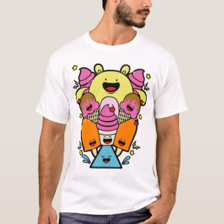Camiseta Caráteres felizes