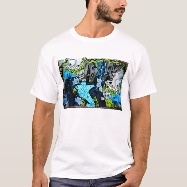 Camiseta Caráteres patetas dos grafites do estilo (Frente)