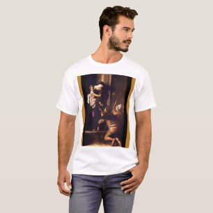 Camiseta Caravaggio 1604-1606 Madonna & Child di Loreto
