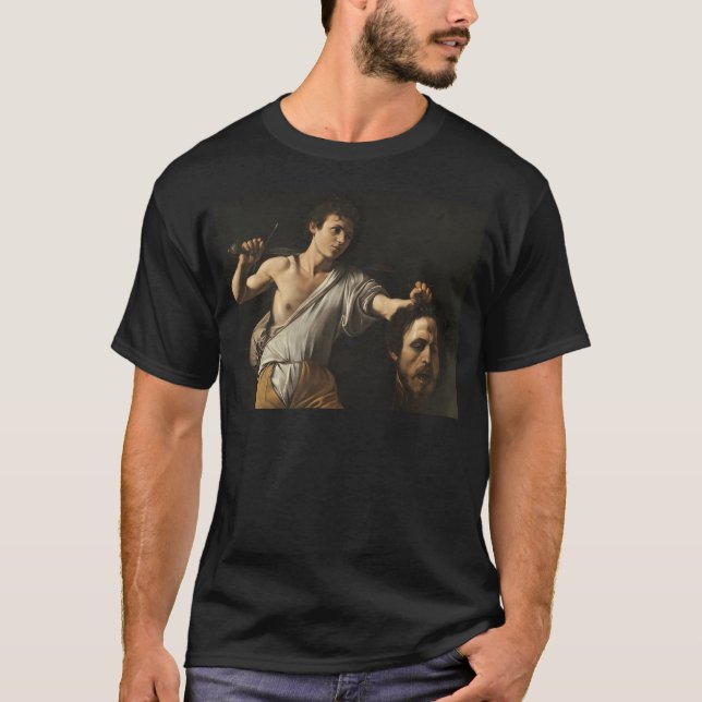 Camiseta Caravaggio David Com O Chefe De Golias (Frente)