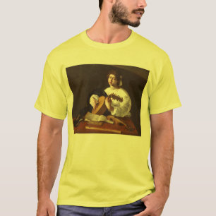 Camiseta Caravaggio - jogador do alaúde