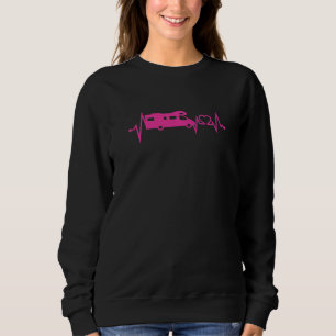 Camiseta Caravan Ecg Camping Funny 1