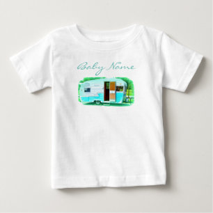 Camiseta Caravana clássica do trailer Vintage Thunder_Cove