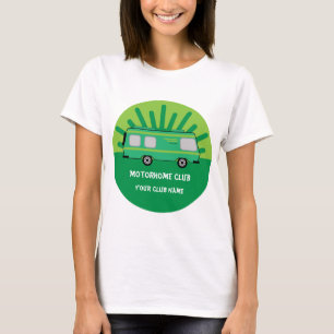 Camiseta Caravana E Motorhome Clubs Café Chaveiro Do Café