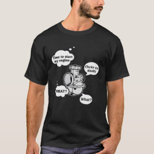Camiseta Carburtor Choke Me Pai Biker