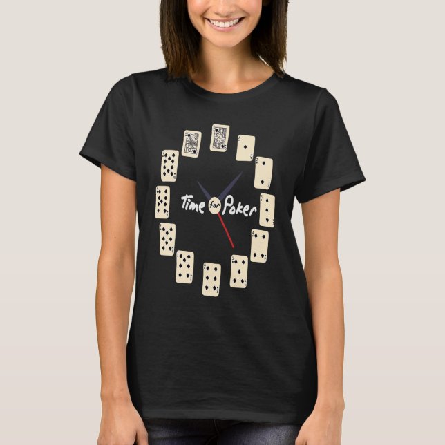 Camiseta Card Games  Tournament  Time for Poker (Frente)