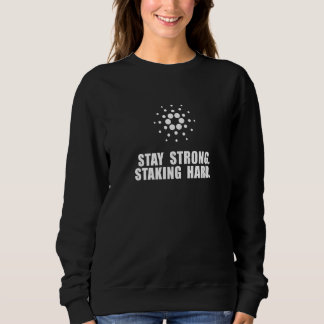 Camiseta Cardano Ada Permaneça Forte Staking Difícil