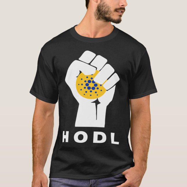Camiseta Cardano Hodl Hand The Cardano Raised Fist Hodl (Frente)
