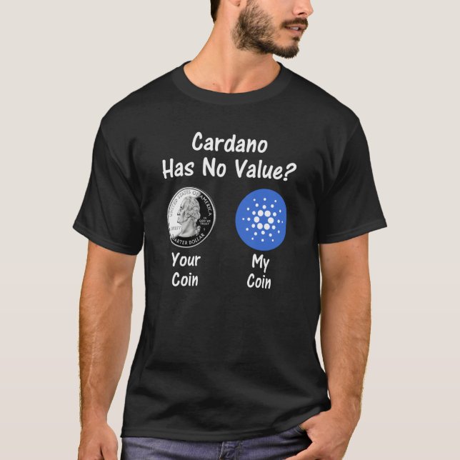 Camiseta Cardano Não Tem Valor (Frente)