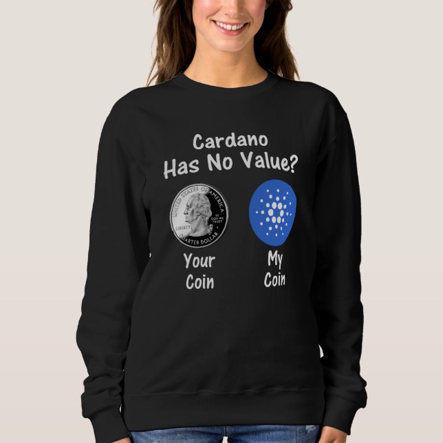 Camiseta Cardano Não Tem Valor (Frente)