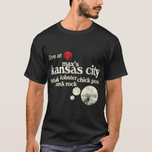 Camiseta Cardápio Vintage Max'S Kansas City Defunto New Yor