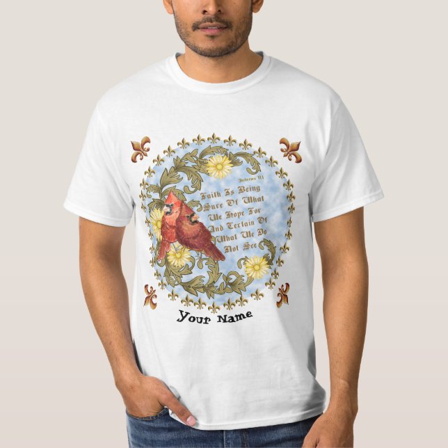 Camiseta Cardeais da Fé Cristã (Frente)