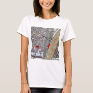 Camiseta Cardeais na neve