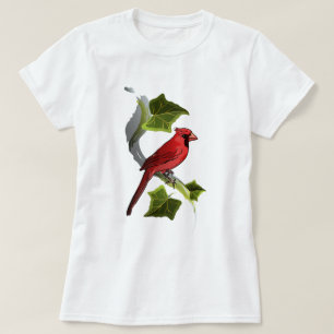 Camiseta Cardeal com Folhas de Ivy