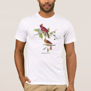 Camiseta Cardeal do norte de Audubon
