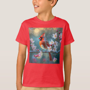Camiseta Cardeal Masculino nos Brilhos da Cereja à Lua