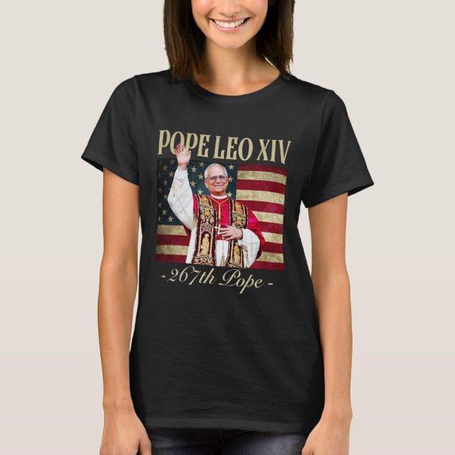 Camiseta Cardeal Robert Prevost (Frente)